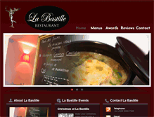 Tablet Screenshot of labastillerestaurant.com